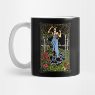 Art Nouveau Lady (natural) Mug